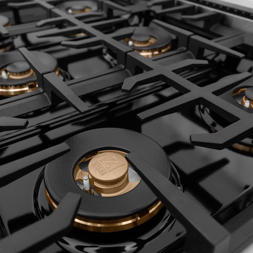 Zline PCRTZ48G Stainless Steel And Polished Gold Accents
