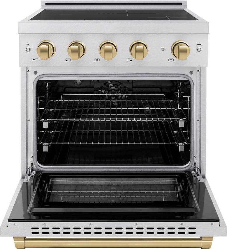 Zline SINRSZ30CB Satin Stainless Steel With Champagne Bronze Accent...