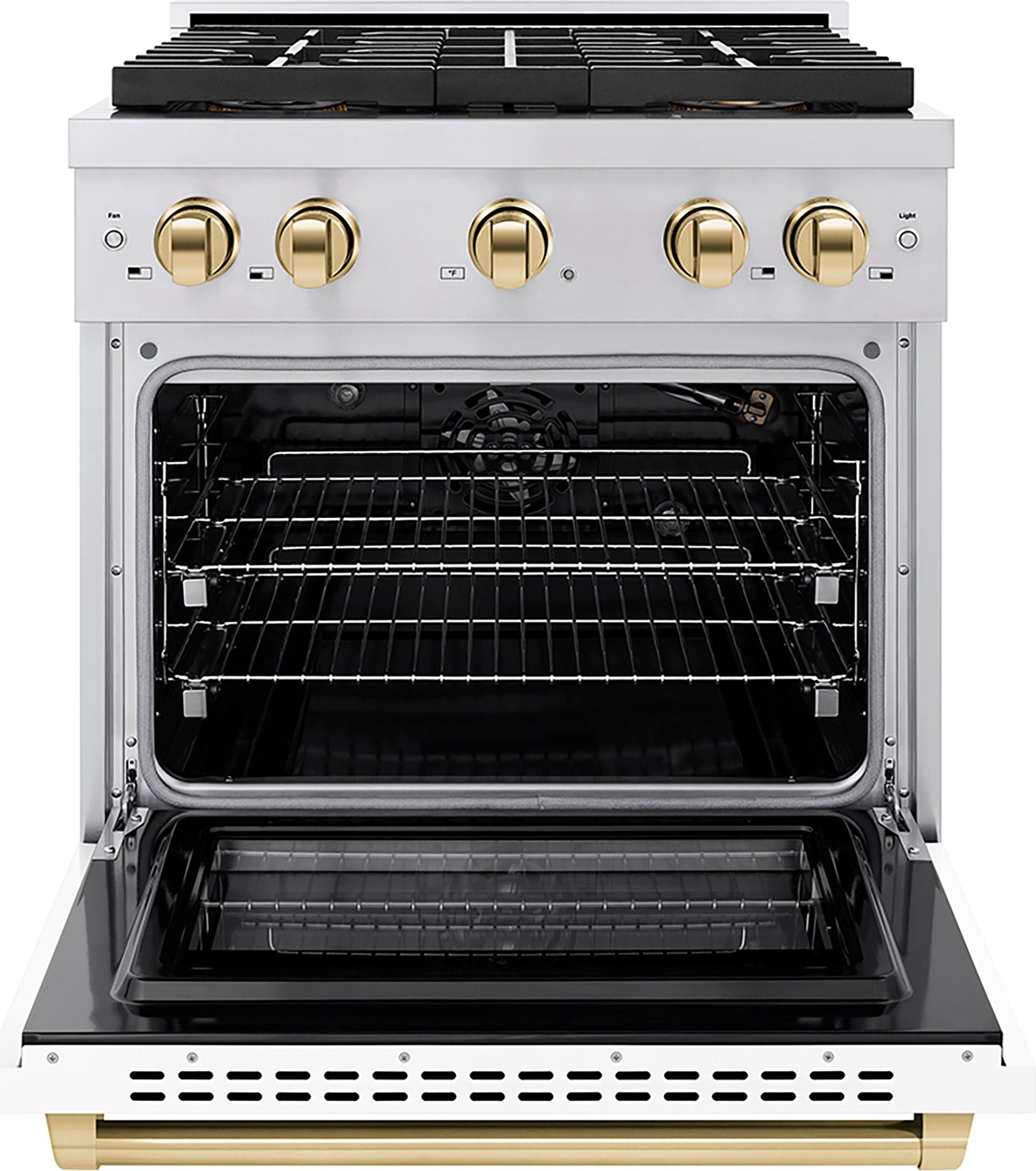 Zline PSGRZWM30G Stainless Steel With White Matte Door And Polished...