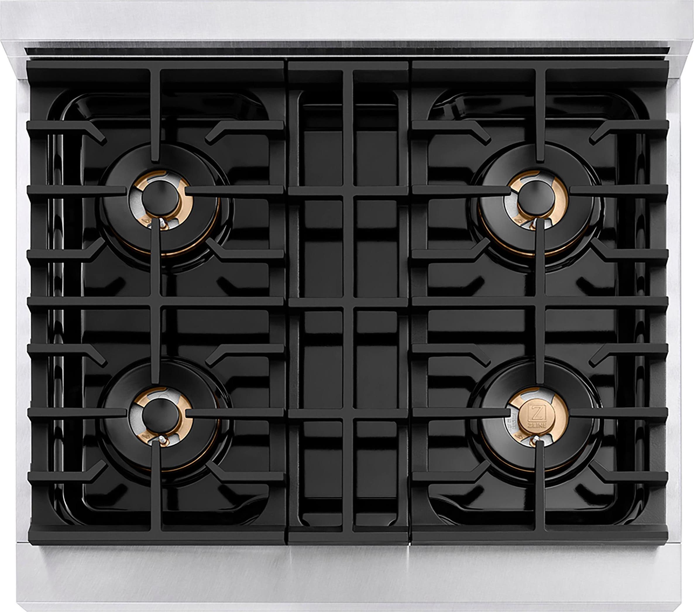 Zline PSGRSZWM30CB Satin Stainless Steel With White Matte Door And Ch...