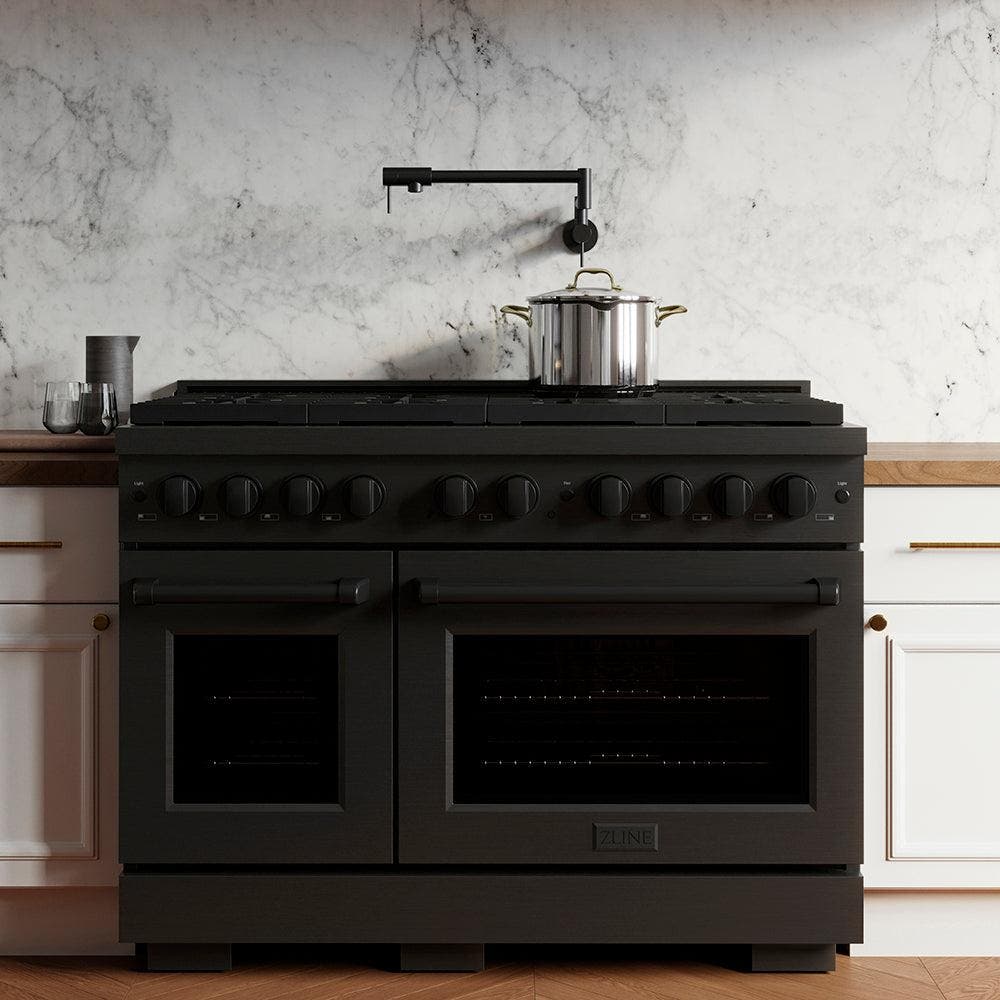Zline PSGRB48 Black Stainless Steel