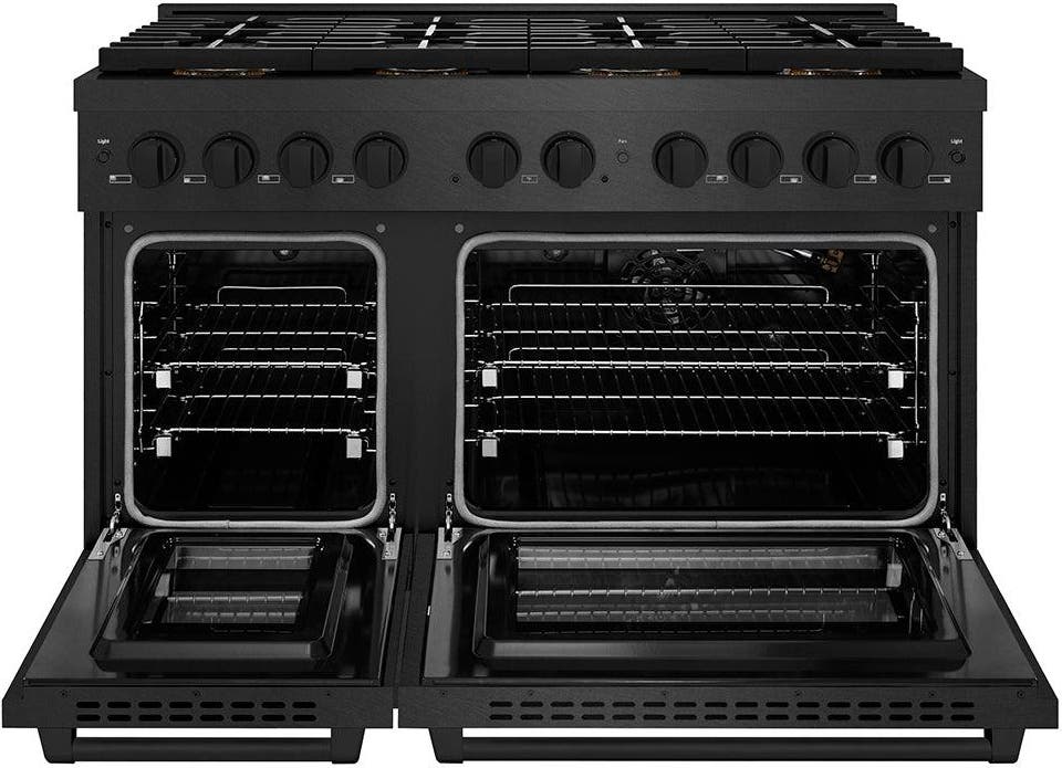 Zline PSGRBS48 Black Satin Stainless Steel