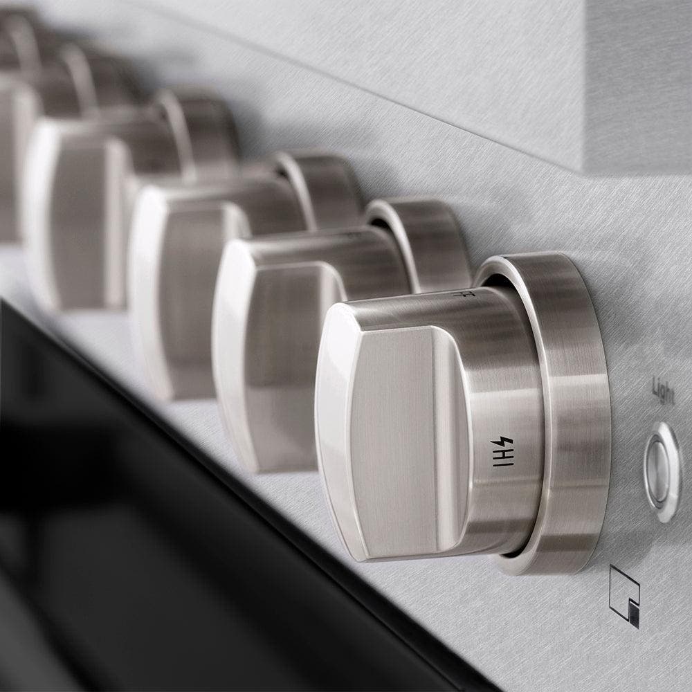 Zline PSGRSBLM36 Satin Stainless Steel With Black Matte Door