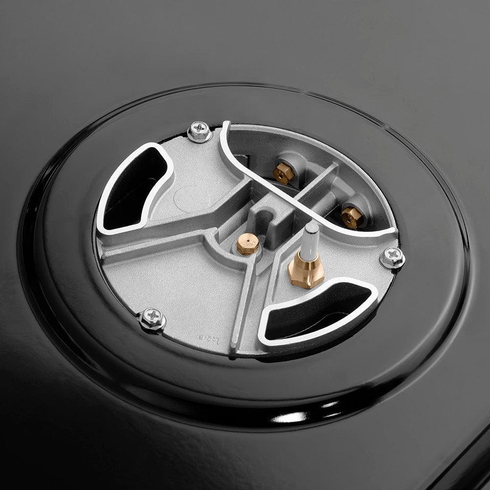 Zline PSGRSBLM36 Satin Stainless Steel With Black Matte Door