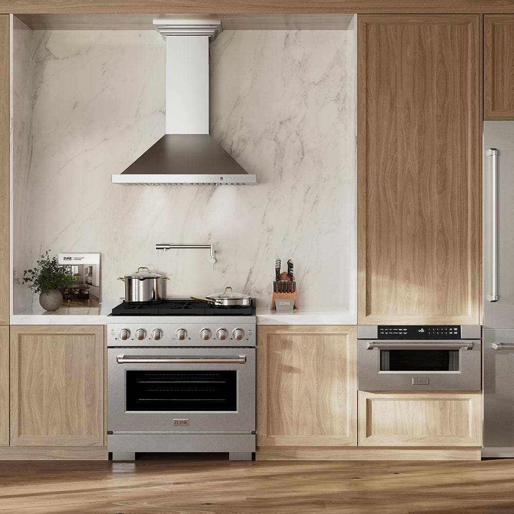 Zline PSGRS36 Satin Stainless Steel