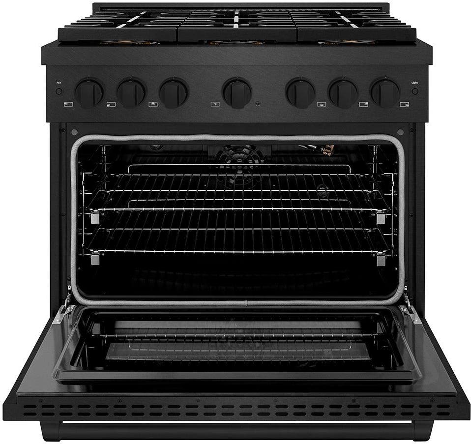 Zline PSGRBS36 Black Satin Stainless Steel