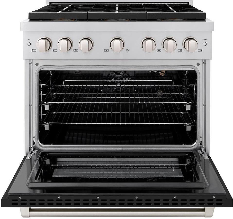 Zline PSGRBLM36 Black Matte Door