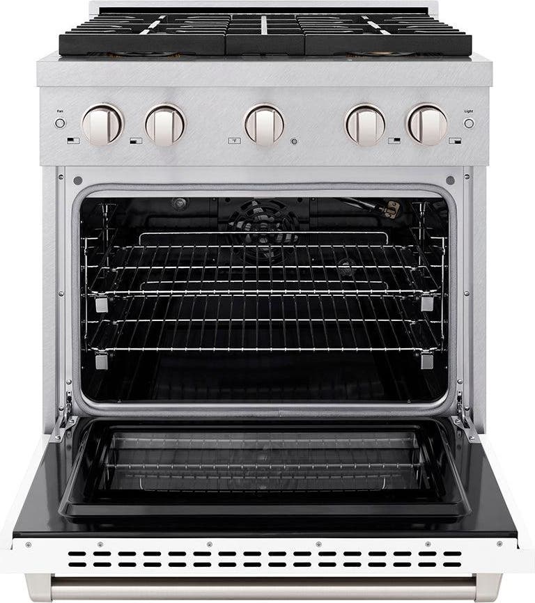 Zline PSGRSWM30 Satin Stainless Steel With White Matte Door