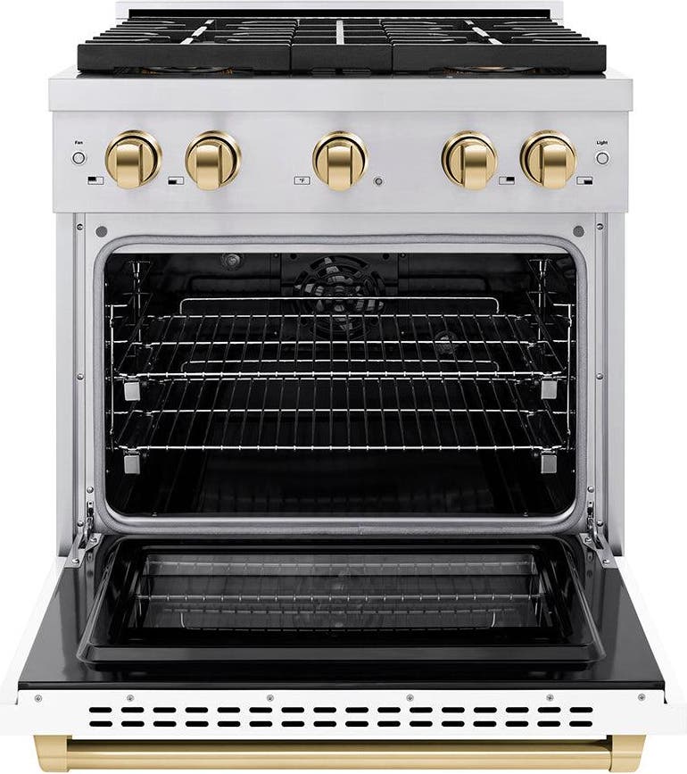Zline PSDRZWM30G Stainless Steel With White Matte Door And Polished...