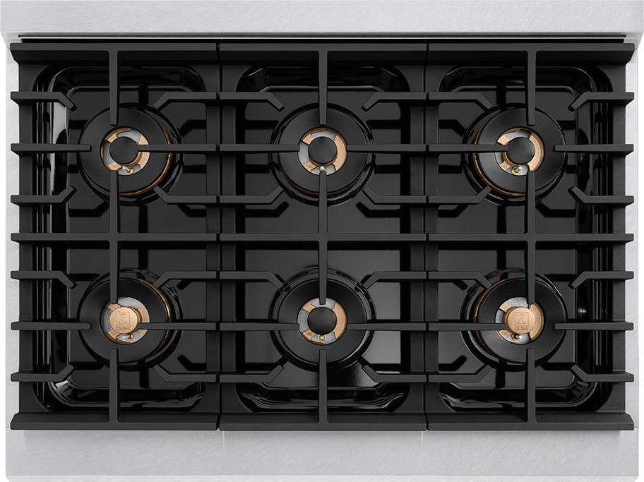 Zline PSDRSZWM36CB Satin Stainless Steel With White Matte Door And Ch...