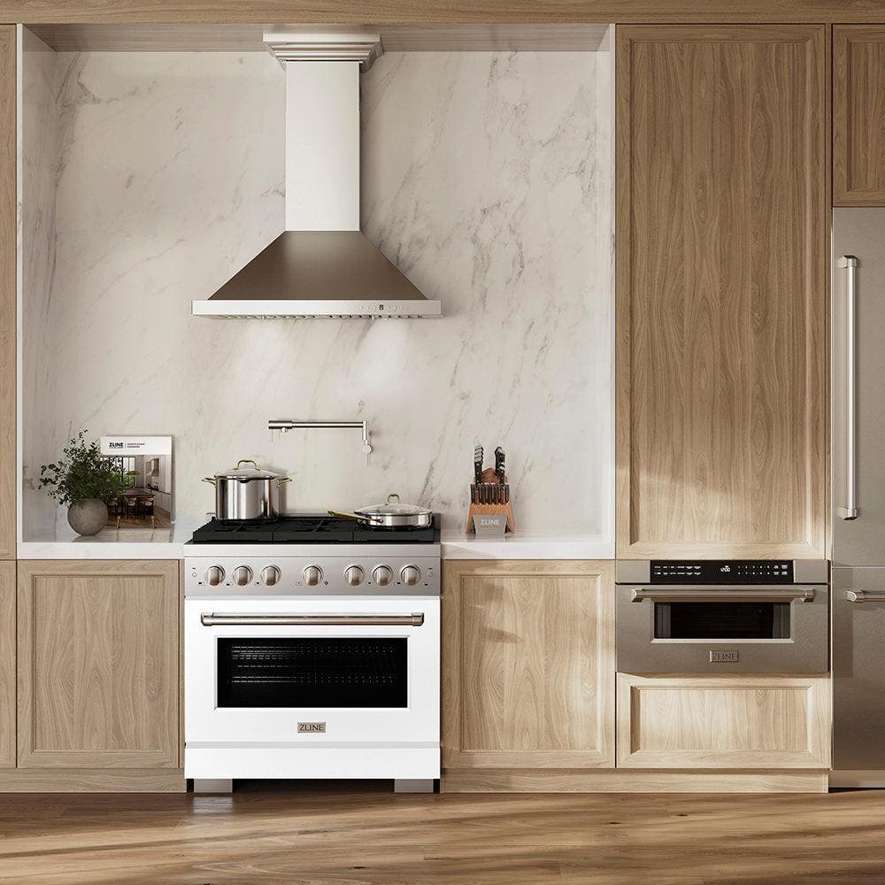 Zline PSDRWM36 White Matte Door