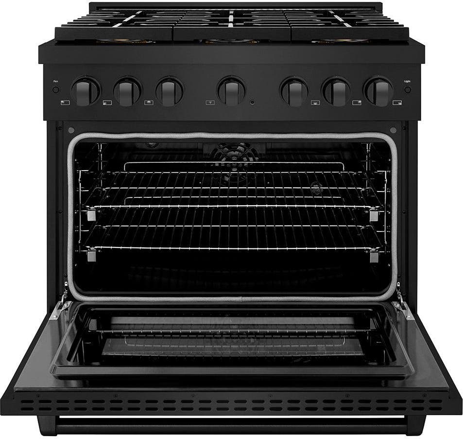 Zline PSDRB36 Black Stainless Steel