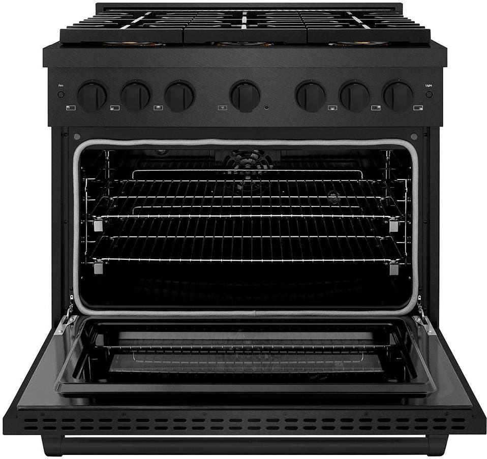Zline PSDRBS36 Black Satin Stainless Steel