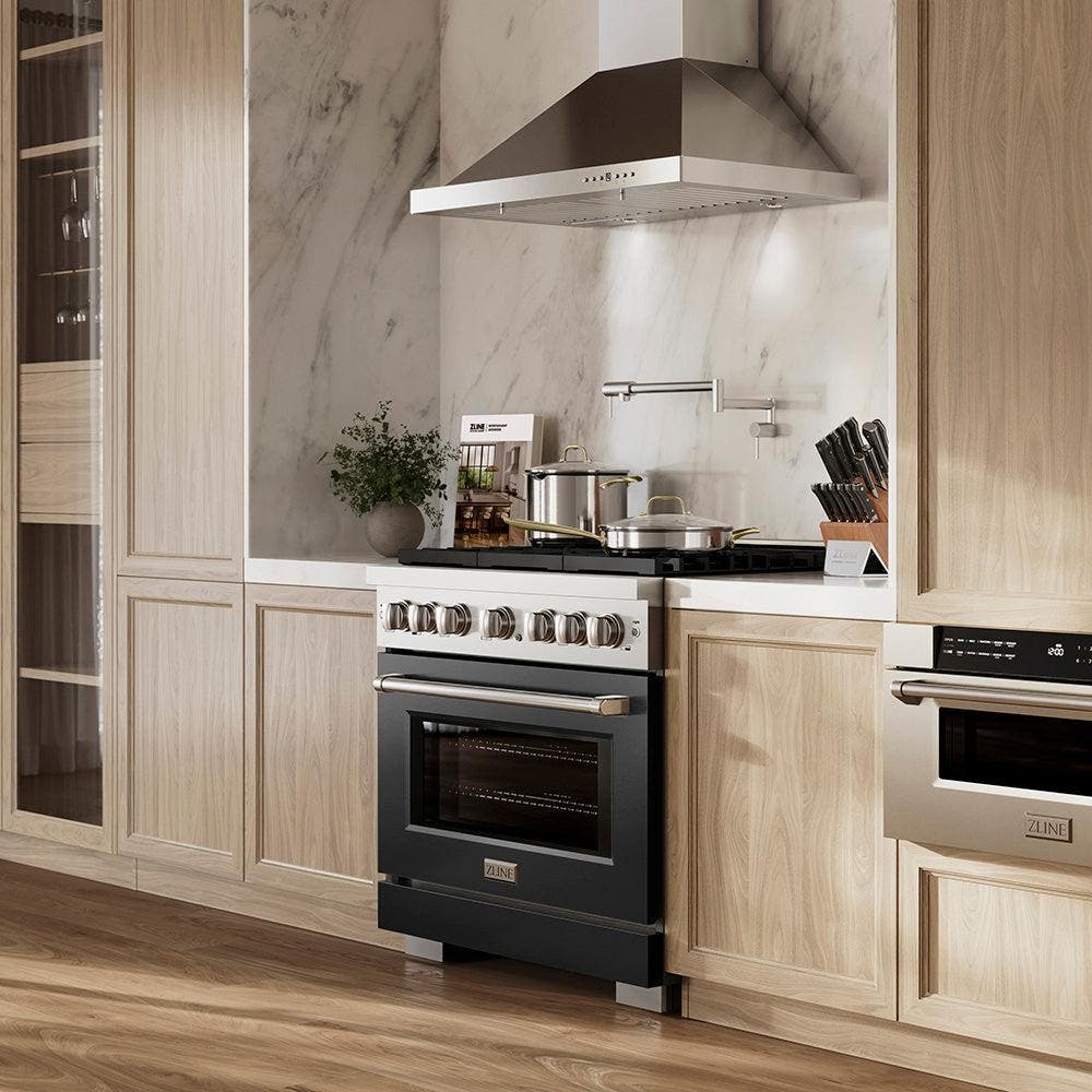 Zline PSDRBLM36 Black Matte Door