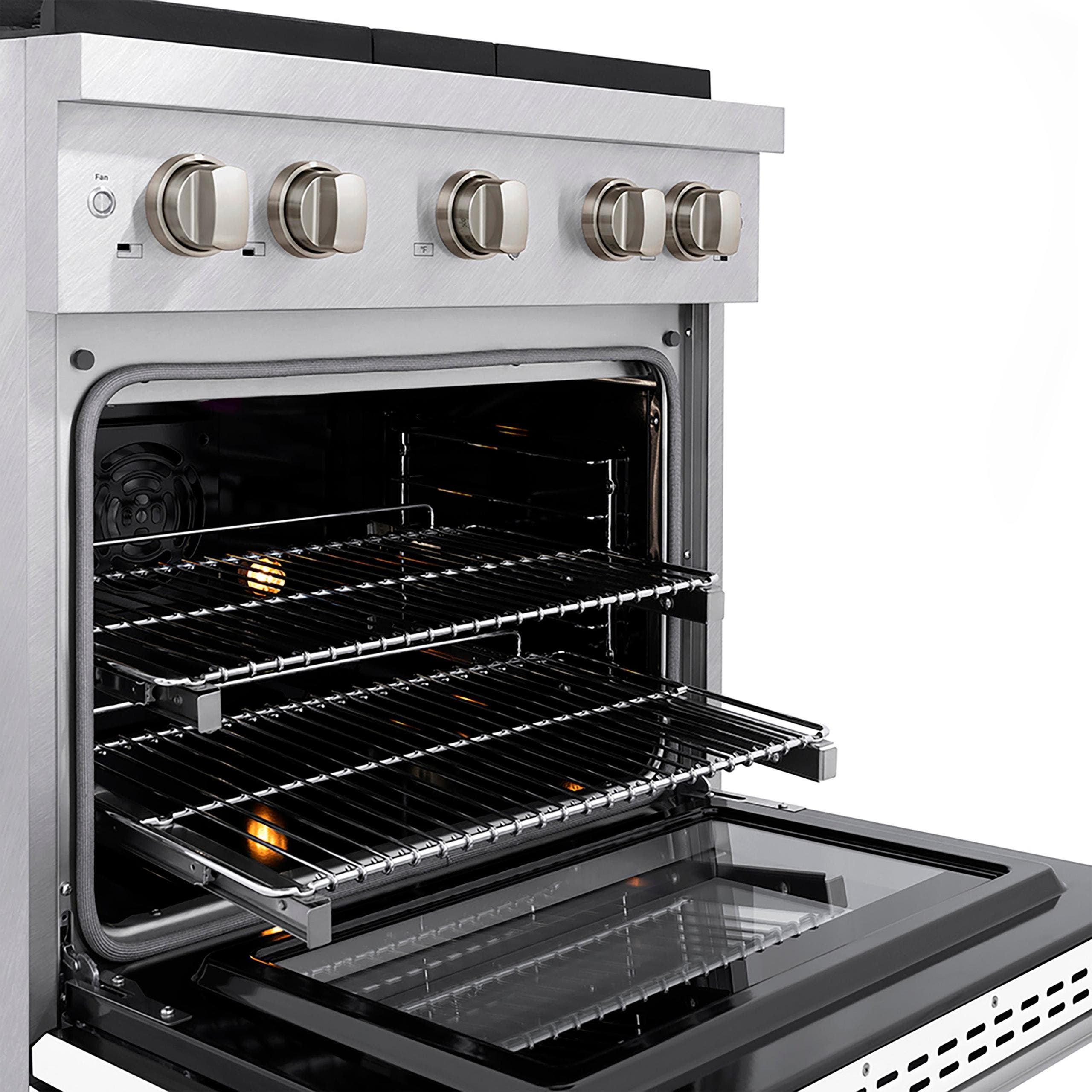 Zline PSDRSWM30 Satin Stainless Steel With White Matte Door