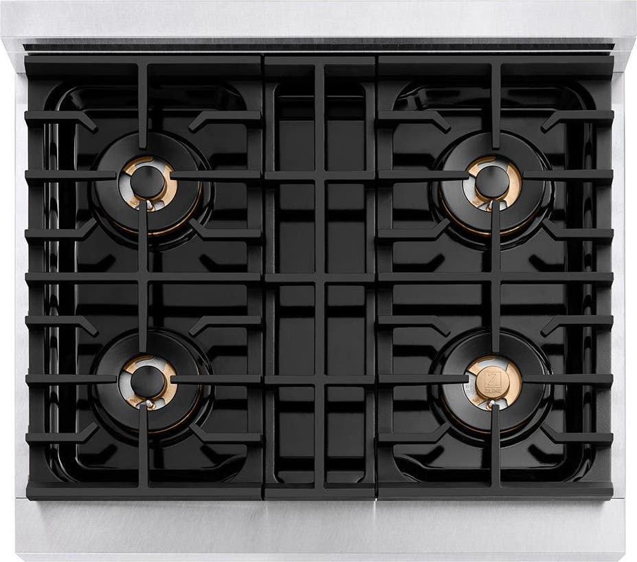 Zline PSDRSBLM30 Satin Stainless Steel With Black Matte Door