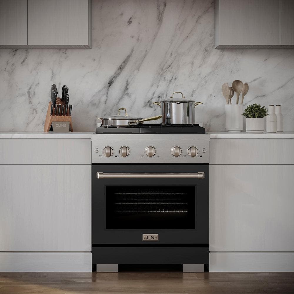 Zline PSDRBLM30 Black Matte Door