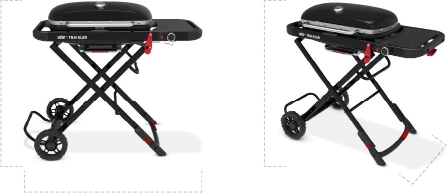 Weber 1501740 Traveler Portable Gas Grill: Liquid Propane