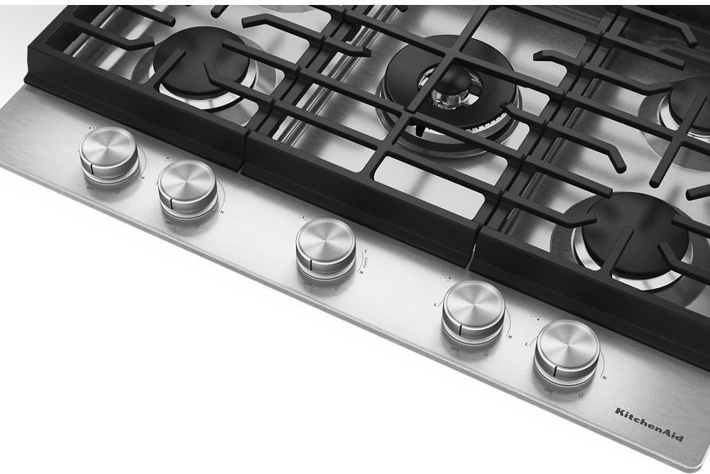 KitchenAid KCGK730SSS 30 in. Gas Cooktop Stainless Steel