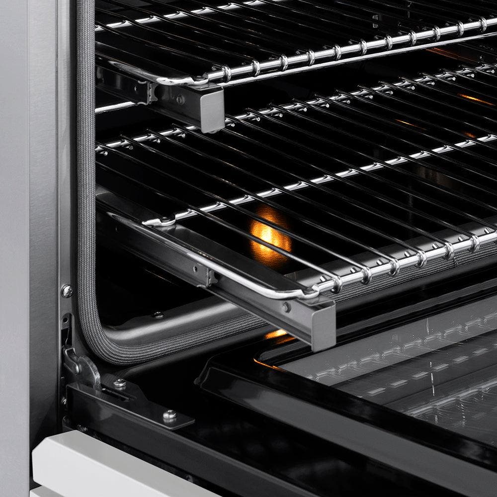 Zline SINRZWM36CB Stainless Steel With White Matte Door And Champagn...