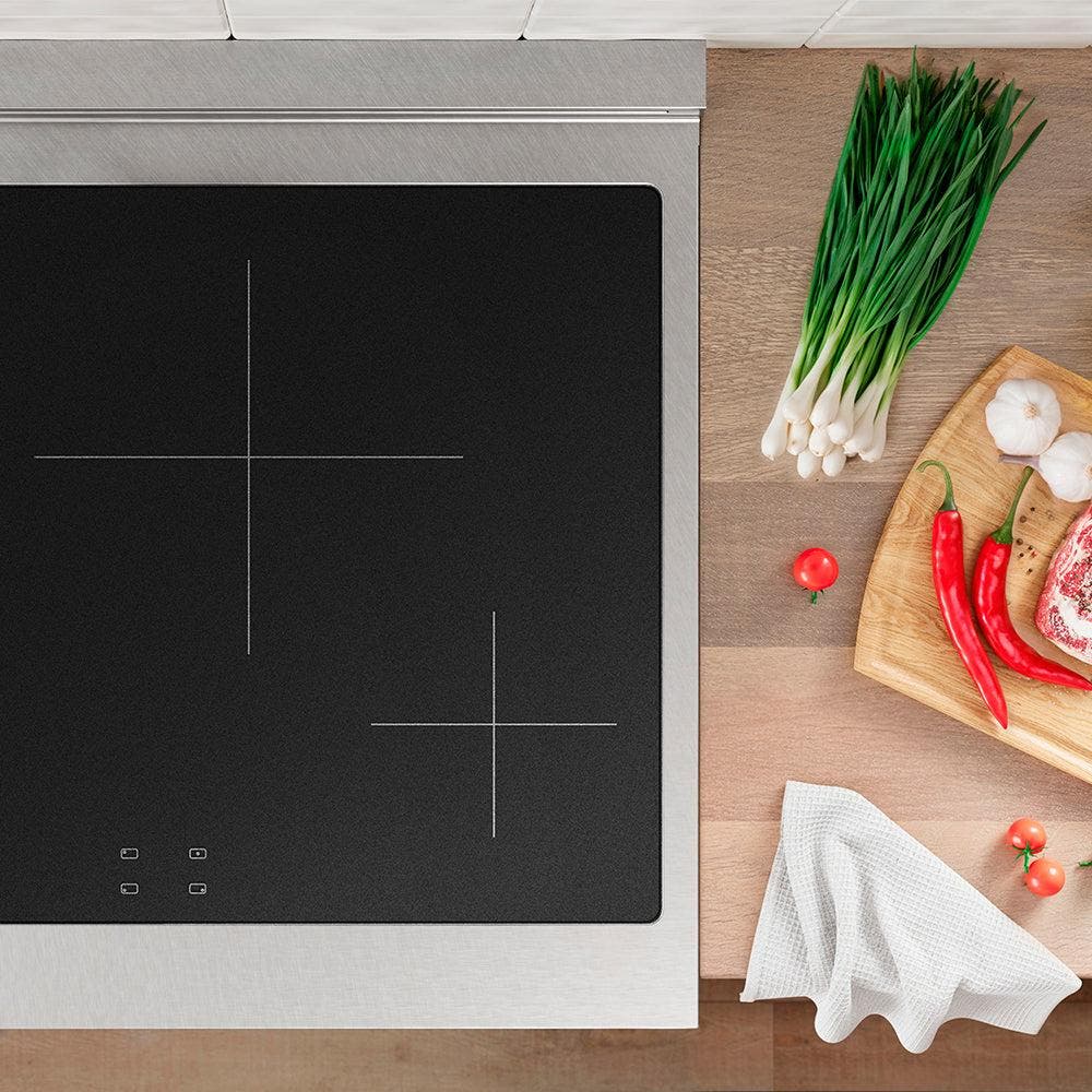 Zline SINRSZWM30G Satin Stainless Steel With White Matte Door And Po...