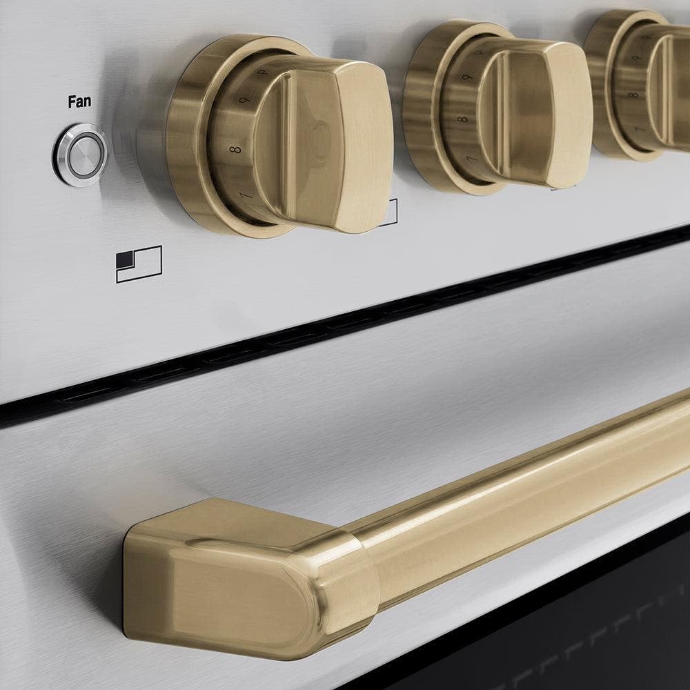 Zline SINRZ24CB Stainless Steel With Champagne Bronze Accents