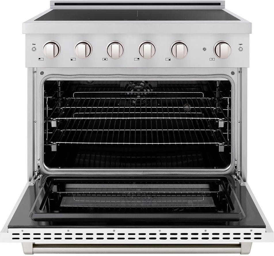 Zline SINRWM36 Stainless Steel With White Matte Door