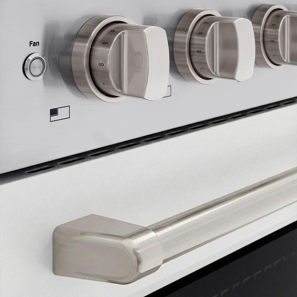 Zline SINRWM30 Stainless Steel With White Matte Door