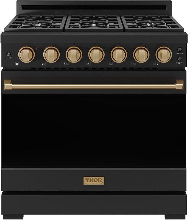 Black With Bronze Accents