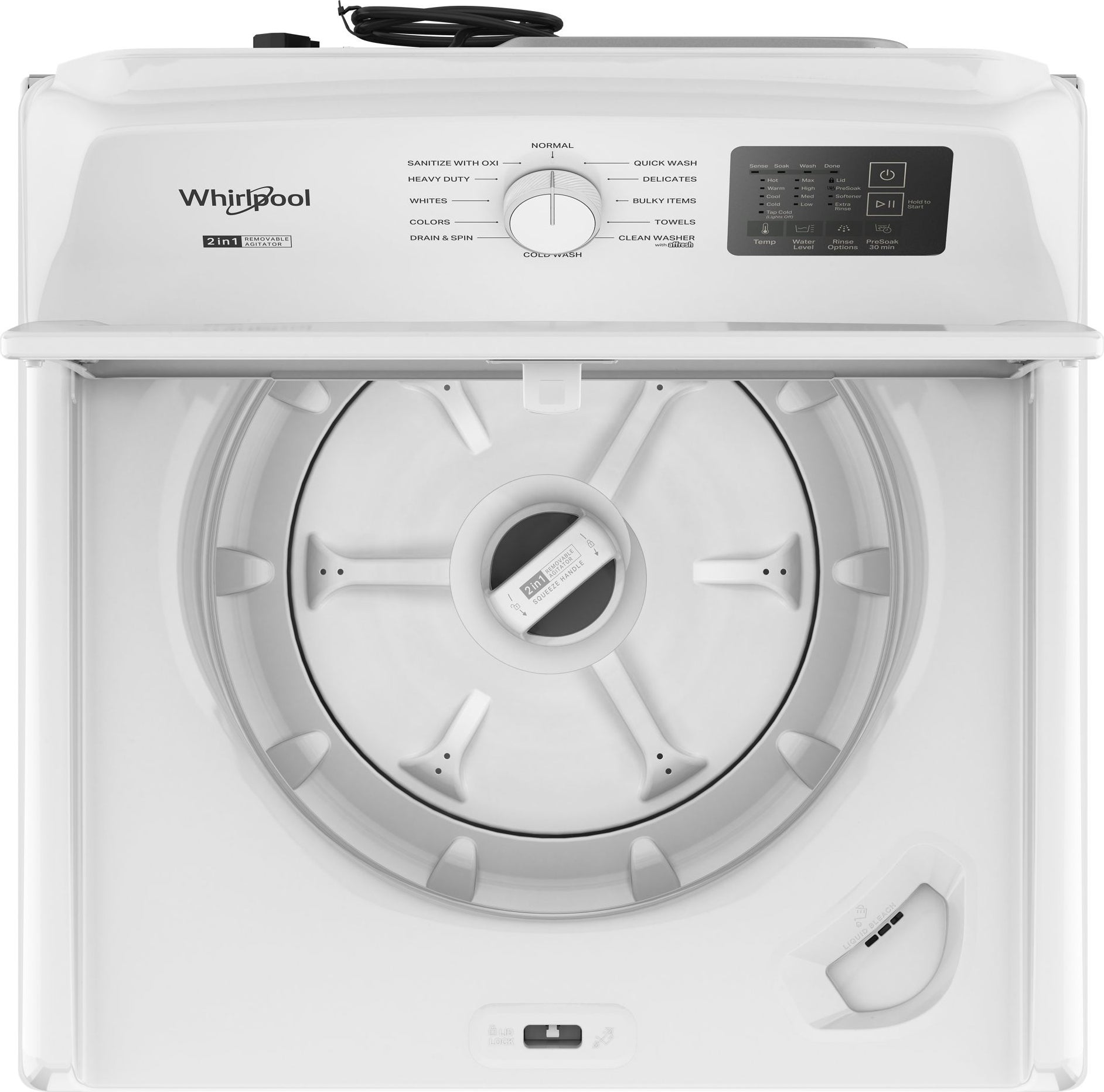 Whirlpool WTW4107SW 4.3 Cu. Ft. Whirlpool® Top Load Washer White