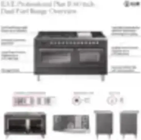 Ilve UP60FQMPSS Stainless Steel With Satin Trim