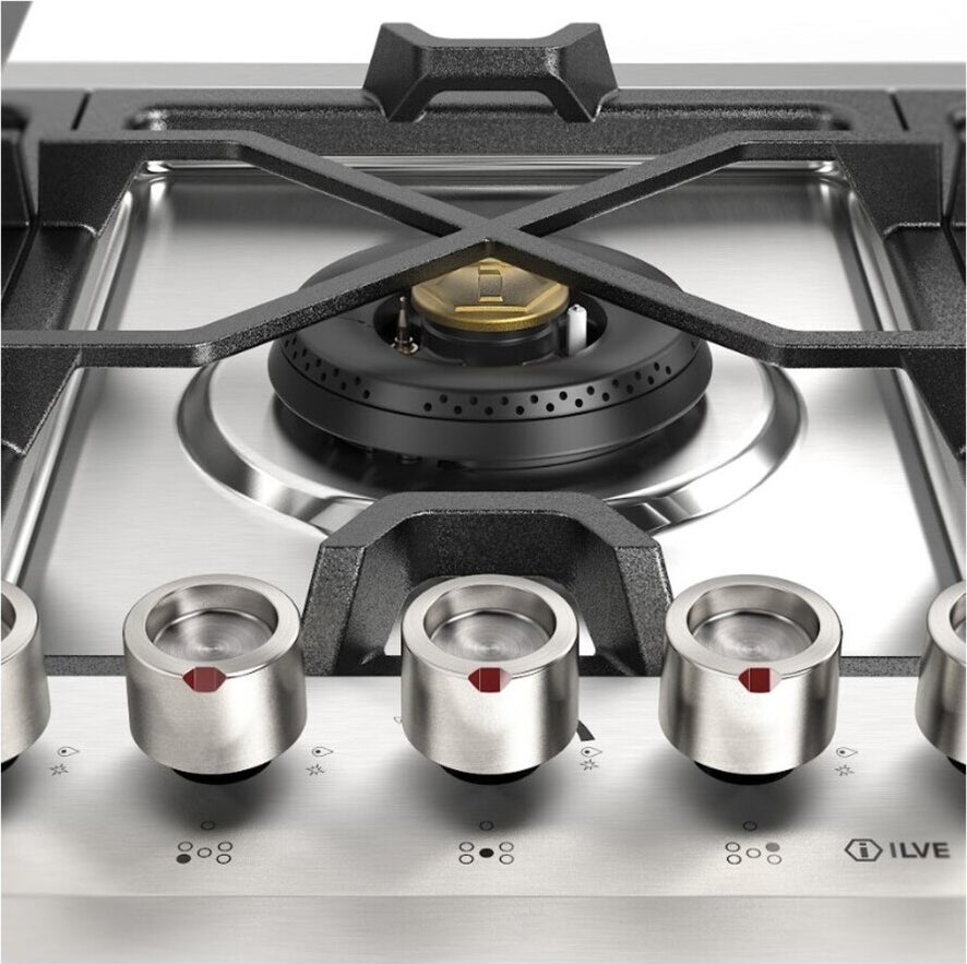 ILVE Panoramagic UHCPMT125FSSLP Gas Cooktop - Thumbnail 3