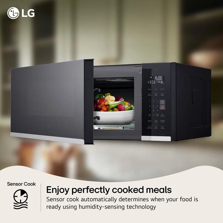 LG MVEF1323F Fingerprint Resistant Stainless Steel
