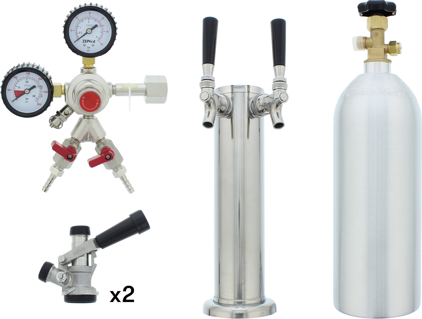 Zephyr PRKFK02SSC Double Tap Kit