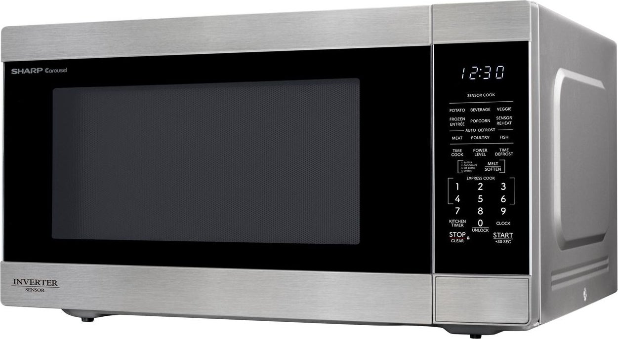 Sharp SMC2266KS 2.2 cu.ft 1200W Countertop Microwave Stainless
