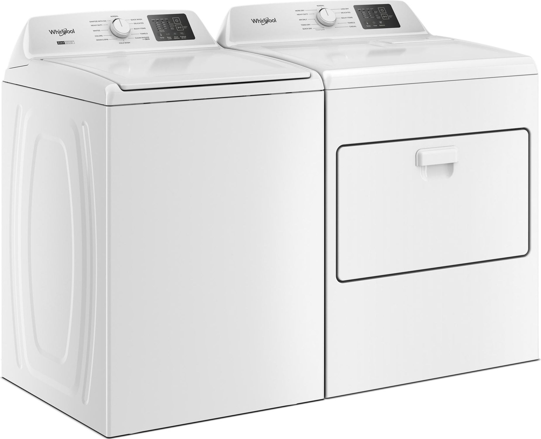 Whirlpool WED4107SW 7.0 cu. ft. Electric Dryer White | Plesser's