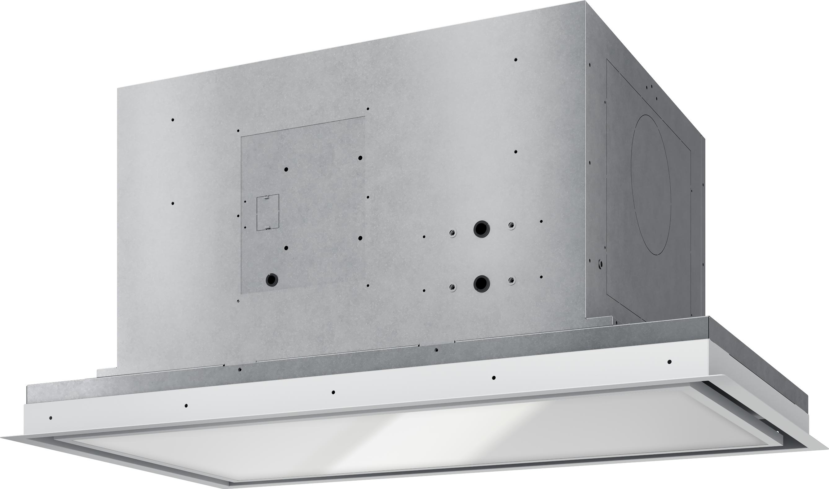 クラリスページ Zephyr DLGE36AWX 36 Inch Lux Glo Island White | Plesser's Appliances