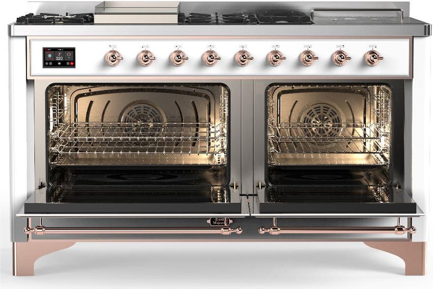 Ilve UM60FSNR3WHPLP White Copper Trim, Liquid Propane