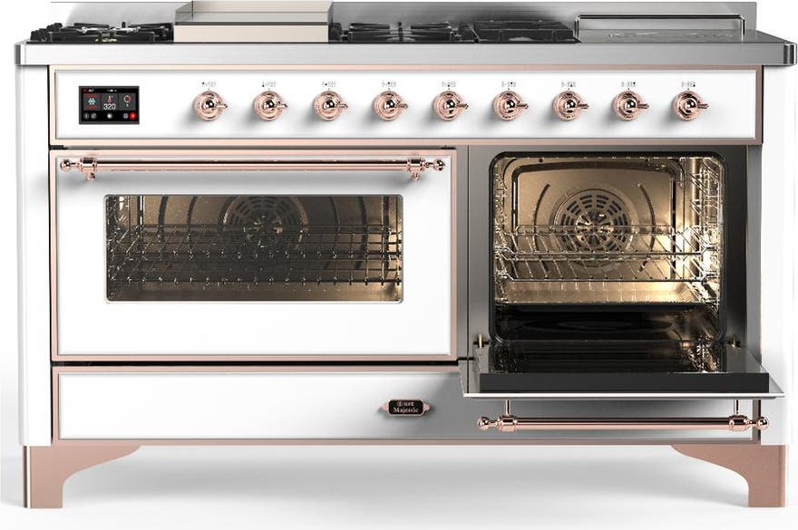 Ilve UM60FSNR3WHPLP White Copper Trim, Liquid Propane