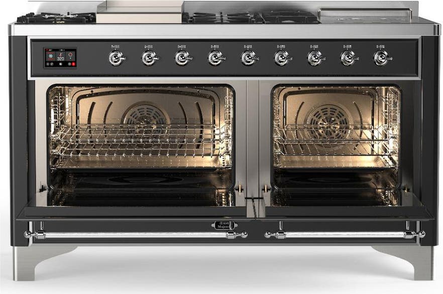 Ilve UM60FSNR3MGCLP Matte Graphite Chrome Trim, Liquid Propane