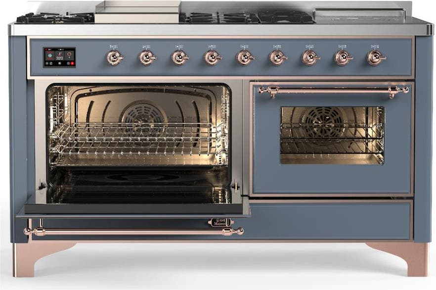 Ilve UM60FSNR3BGPLP Blue Grey Copper Trim, Liquid Propane