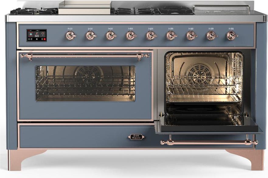 Ilve UM60FSNR3BGPLP Blue Grey Copper Trim, Liquid Propane