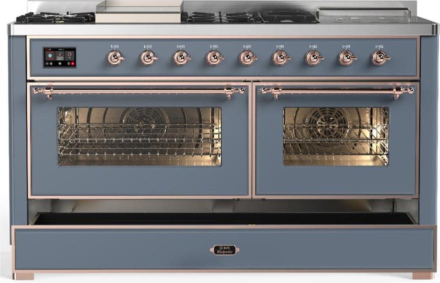 Ilve UM60FSNR3BGPLP Blue Grey Copper Trim, Liquid Propane