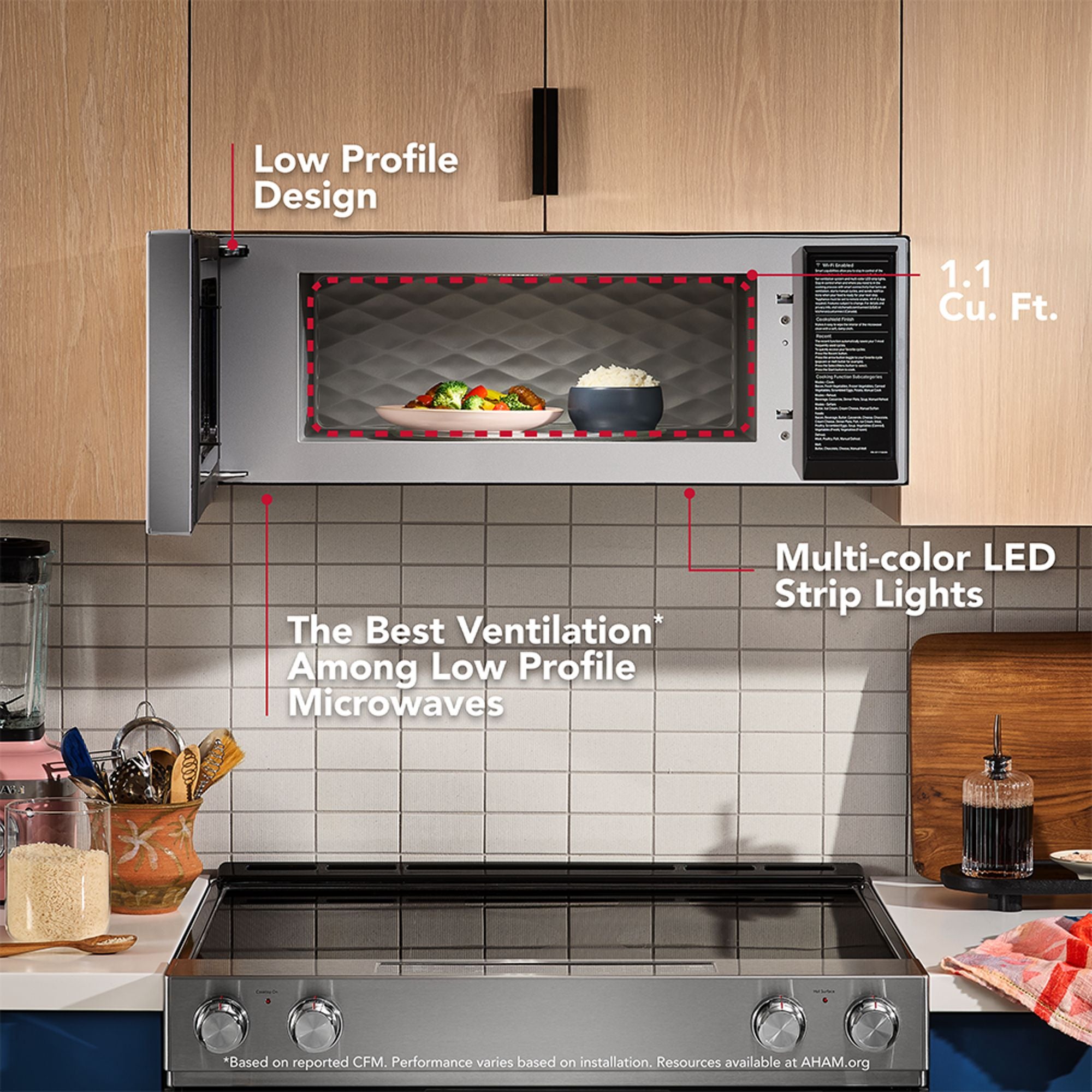 KitchenAid KMML550RPS 30 Inch Over-the-Range Smart Microwave
