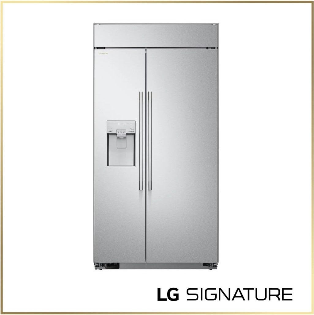 LG US26WBB92S LG Signature 42 Inch 26.5 Cu. Ft. Built-In Side By