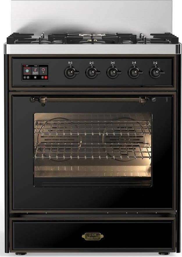 Glossy Black With Burnished Trim, Liquid Propane
