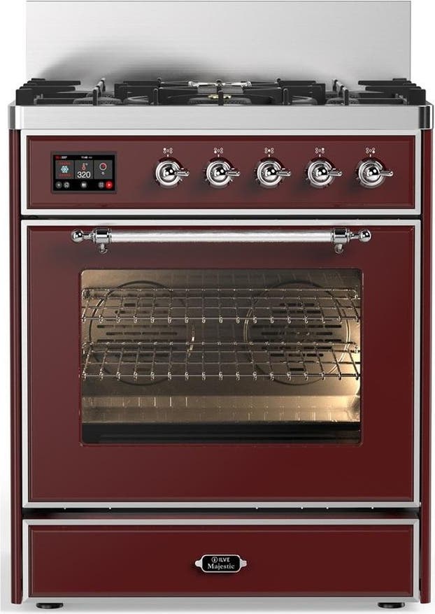 Burgundy With Chrome Trim, Liquid Propane