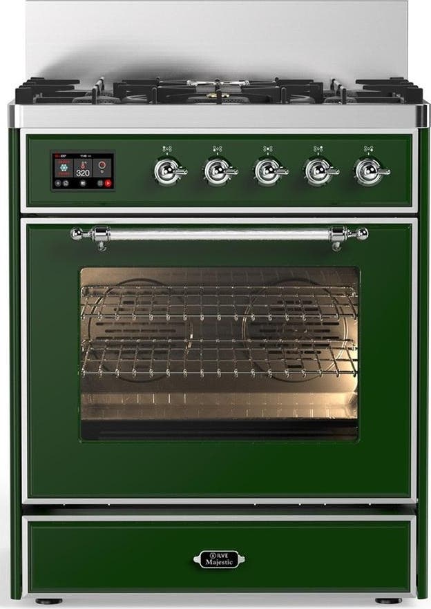 Emerald Green With Chrome Trim, Natural Gas