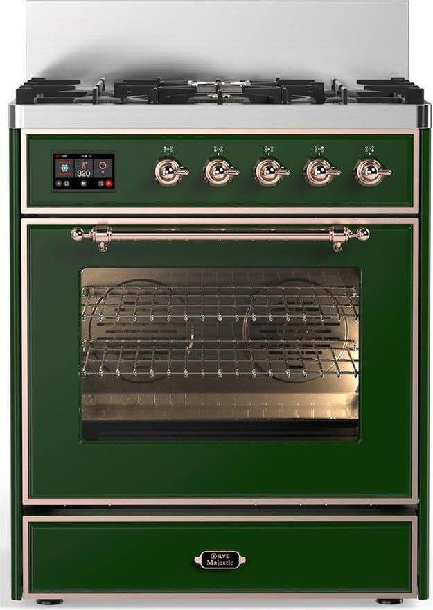 Emerald Green With Copper Trim, Liquid Propane