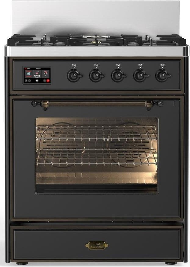 Matte Graphite With Burnished Trim, Natural Gas